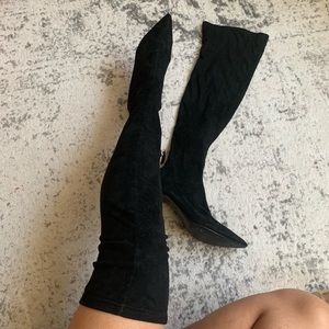 Zara over the knee boot